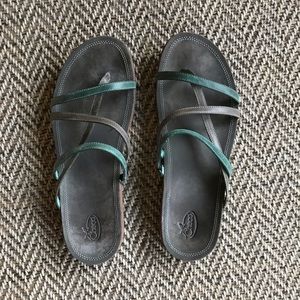 Chaco ladies sandals/flip flops size 12